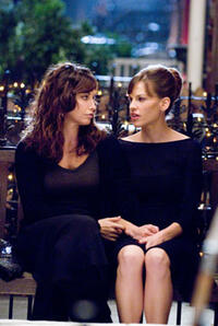 Gina Gershon and Hilary Swank in "P.S. I Love You."