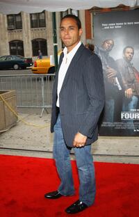 Daniel Sunjata at the premiere of "Four Brothers."