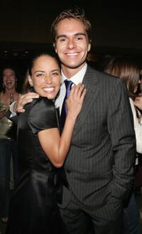 Ana Claudia Talancon and Tony Dalton at the after party of the premiere of "Matando Cabos."