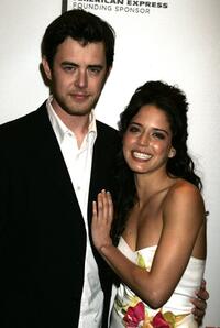 Colin Hanks and Ana Claudia Talancon at the premiere of "Alone With Her" during the 5th Annual Tribeca Film Festival.