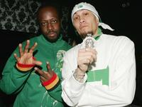Wyclef Jean and Taboo at the after party of the premiere of "Dirty."