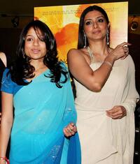 Sahira Nair and Tabu at the premiere of "The Namesake."