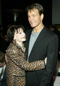 Shirley Ritts and Patrick Swayze at the Rodeo Drive Walk Of Style Awards.