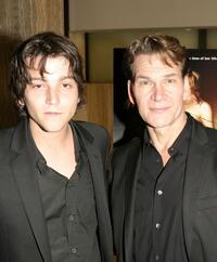 Diego Luna and Patrick Swayze at the Los Angeles premiere of "Dirty Dancing: Havana Nights."