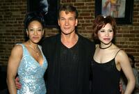 Reva Rice, Patrick Swayze and Bianca Marroquin at the after party of the premiere of "Chicago - The Musical."