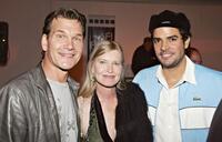 Patrick Swayze, Lisa Niemi and Jsu Garcia at the after party of the premiere of "The Lost City" during the AFI Fest.