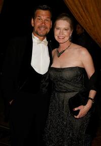 Patrick Swayze and Lisa Niemi at the 9th annual Costume Designers Guild Awards.