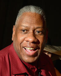 Andre Leon Talley at the Carolina Herrera Fashion Show during the Mercedes-Benz Fashion Week Spring 2014.
