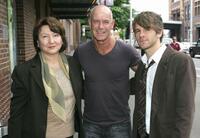 Marta Maczmarek, Gary Sweet and Nick Simpson-Deeks at the L'Oreal Paris 2007 AFI Awards.