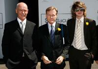 Gary Sweet, William Sadler and Frank Sweet at the Melbourne Cup Carnival 2007.