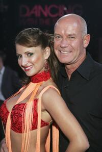 Eliza Campagna and Gary Sweet at the "Dancing With The Stars" after show drinks party.