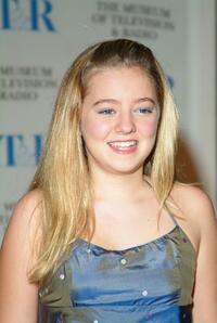 Madylin Sweeten at the Museum of Television and Radio's gala.