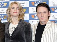 Alice Taglioni and Benoit Magimel at the promotion of "Les Chevaliers Du Ciel."