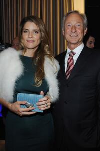 Alice Taglioni and Lutz Bethge at the Montblanc Paris Flagship Boutique Launch - Inauguration Cocktail party.