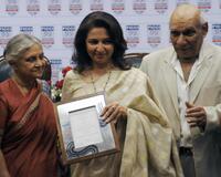 Sheila Dikshit, Sharmila Tagore and Yash Chopra at the FICCI Ladies Organization (FLO) awards function.