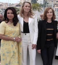 Sharmila Tagore, Robin Wright Penn and Isabelle Huppert at the 62nd International Cannes Film Festival.