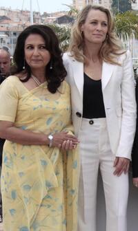 Sharmila Tagore and Robin Wright Penn at the 62nd International Cannes Film Festival.
