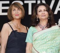 Christine Albanel and Sharmila Tagore at the Opening Ceremony and screening of "Up" during the 62nd International Cannes Film Festival.
