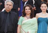 Hanif Kureishi, Sharmila Tagore and Shu Qi at the Opening Ceremony and screening of "Up" during the 62nd International Cannes Film Festival.