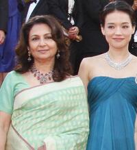Sharmila Tagore and Shu Qi at the Opening Ceremony and screening of "Up" during the 62nd International Cannes Film Festival.