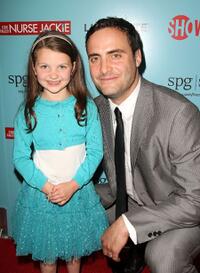 Daisy Tahan and Dominic Fumusa at the world premiere of "Nurse Jackie."