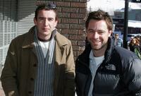 Steve Coogan and David Sutcliffe at the press conference of "Happy Endings" during the 2005 Sundance Film Festival.