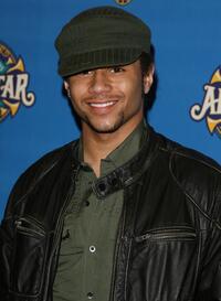 Corbin Bleu at the 57th NBA All-Star Game during the 2008 NBA All-Star Weekend.