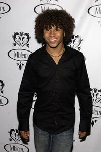 Corbin Bleu at the debut of the Mblem Holiday collection.