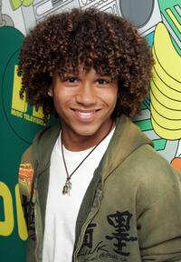 Corbin Bleu at the MTV's Total Request Live.