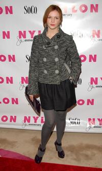 Amber Tamblyn at the Nylon magazine's 8th anniversary celebration.