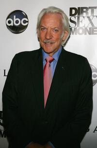 Donald Sutherland at the premiere for "Dirty Sexy Money".