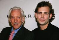 Donald Sutherland and Ross Sutherland at the premiere for "Dirty Sexy Money".