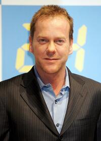 Kiefer Sutherland at the press conference promoting Season IV DVD Collector's Box of "24."