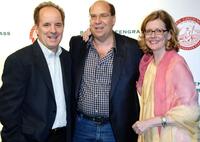 John Pankow, Gary Greengrass and Kristine Sutherland at the Barney Greengrass celebration of 100 years.