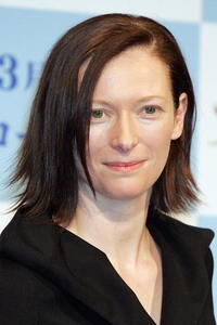 Tilda Swinton at a press conference promoting the film “The Chronicles Of Narnia” in Tokyo, Japan. 