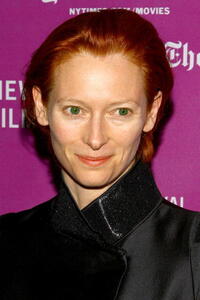 Tilda Swinton at the premiere of "The Darjeeling Limited" at the New York Film Festival.