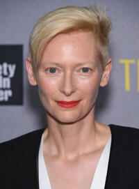 Tilda Swinton at the New York premiere of "Trainwreck."