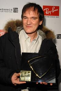 Quentin Tarantino at the Ray Ban Visionary Awards honoring.