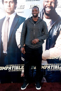 Omar Sy at the photocall of "De L'Autre Cote Du Periph" in Madrid.
