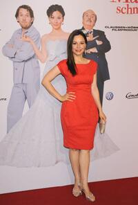 Mina Tander at the world premiere of "Maria, Ihm Schmeckt's Nicht!"