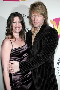 Jon Bon Jovi and his wife Dorothea at the 20th Annual Rock And Roll Hall Of Fame induction ceremony.