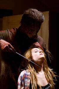 Tyler Mane and Scout Taylor-Compton in "Halloween II."