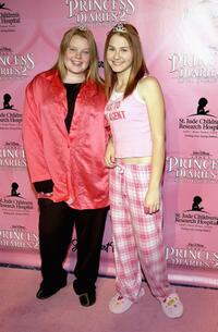 Kallie Flynn Childress and Scout Taylor-Compton at the "The Princess Diaries 2: Royal Enagement" DVD Pajama Party.