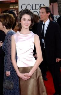 Hannah Taylor-Gordon at the 59th Annual Golden Globe Awards.