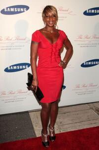 Mary J. Blige at the Samsung Electronics launch of the Samsung Imagination Icon Series.