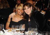 Mary J. Blige and Lorraine Schwartz at the amfAR New York gala.