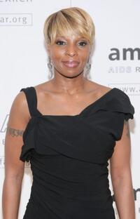 Mary J. Blige at the amfAR New York gala.