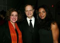 Mary Testa, David Hyde Pierce and Audra McDonald at the 20th Anniversary party of the Musical Theatre Works Concert "Bravo Bernstein."