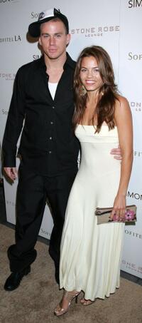 Channing Tatum and Jenna Dewan at the Stone Rose Lounge and Simon LA preview.