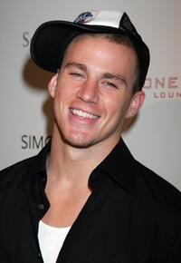 Channing Tatum at the Stone Rose Lounge and Simon LA preview.